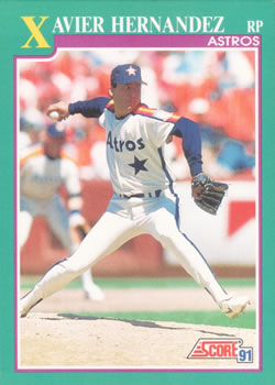#564 Xavier Hernandez - Houston Astros - 1991 Score Baseball