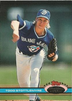 #564 Todd Stottlemyre - Toronto Blue Jays - 1991 Stadium Club Baseball