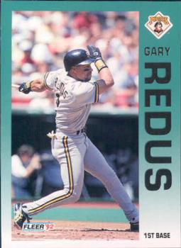 #564 Gary Redus - Pittsburgh Pirates - 1992 Fleer Baseball