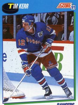 #565 Tim Kerr - New York Rangers - 1991-92 Score Canadian Hockey