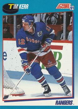 #565 Tim Kerr - New York Rangers - 1991-92 Score Canadian Bilingual Hockey