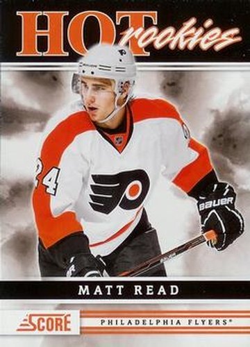 #565 Matt Read - Philadelphia Flyers - 2011-12 Score Hockey