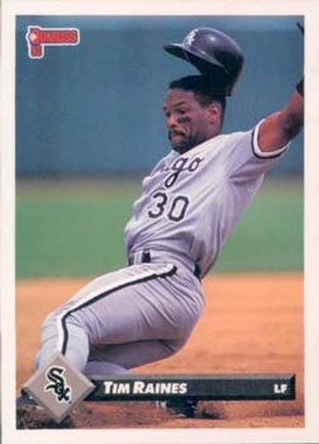 #565 Tim Raines - Chicago White Sox - 1993 Donruss Baseball