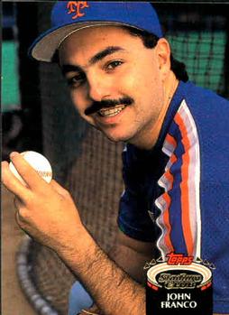 #565 John Franco - New York Mets - 1992 Stadium Club Baseball