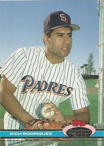 #565 Rich Rodriguez - San Diego Padres - 1991 Stadium Club Baseball