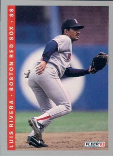 #565 Luis Rivera - Boston Red Sox - 1993 Fleer Baseball