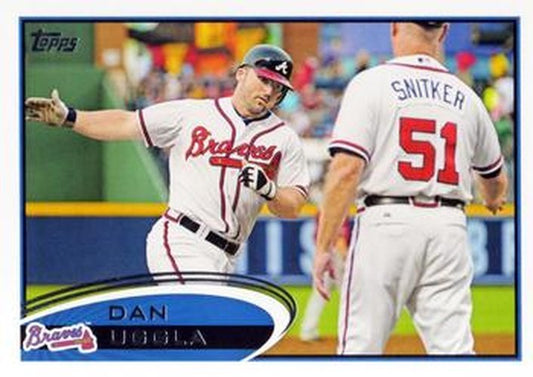 #565 Dan Uggla - Atlanta Braves - 2012 Topps Baseball