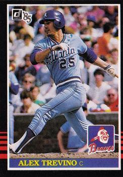 #565 Alex Trevino - Atlanta Braves - 1985 Donruss Baseball