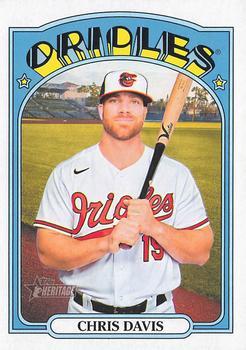 #565 Chris Davis - Baltimore Orioles - 2021 Topps Heritage Baseball