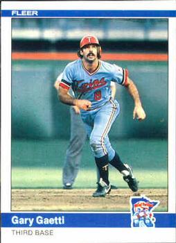#565 Gary Gaetti - Minnesota Twins - 1984 Fleer Baseball
