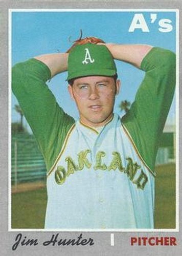 #565 Jim Hunter - Oakland Athletics - 1970 Topps Baseball