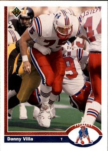 #565 Danny Villa - New England Patriots - 1991 Upper Deck Football