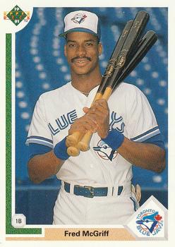 #565 Fred McGriff - Toronto Blue Jays - 1991 Upper Deck Baseball