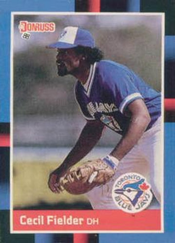 #565 Cecil Fielder - Toronto Blue Jays - 1988 Donruss Baseball