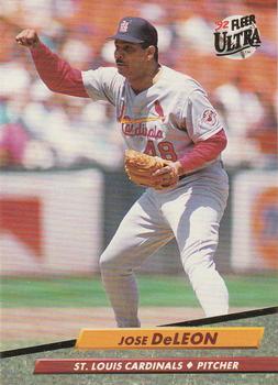 #565 Jose DeLeon - St. Louis Cardinals - 1992 Ultra Baseball