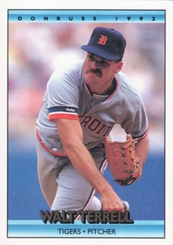#565 Walt Terrell - Detroit Tigers - 1992 Donruss Baseball