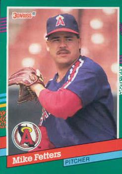 #565 Mike Fetters - California Angels - 1991 Donruss Baseball