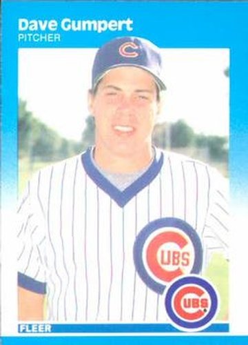 #565 Dave Gumpert - Chicago Cubs - 1987 Fleer Baseball