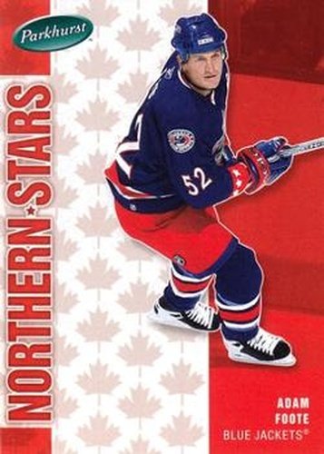 #565 Adam Foote - Columbus Blue Jackets - 2005-06 Parkhurst Hockey