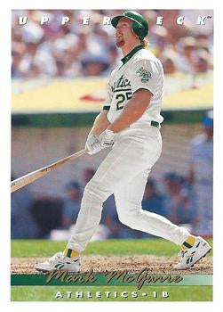 #566 Mark McGwire - Oakland Athletics - 1993 Upper Deck Baseball