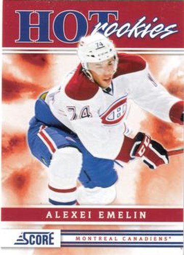 #566 Alexei Emelin - Montreal Canadiens - 2011-12 Score Hockey
