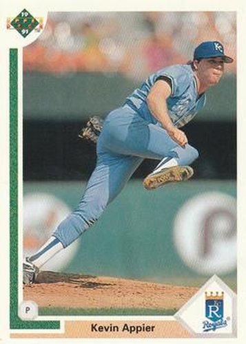 #566 Kevin Appier - Kansas City Royals - 1991 Upper Deck Baseball