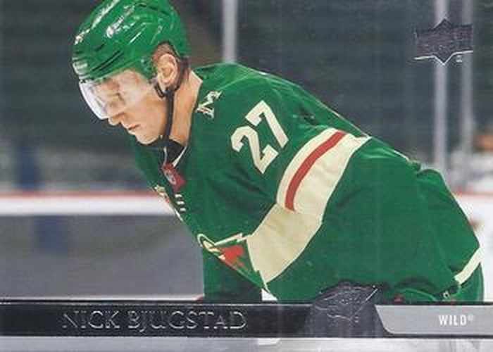 #566 Nick Bjugstad - Minnesota Wild - 2020-21 Upper Deck Hockey