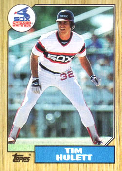 #566 Tim Hulett - Chicago White Sox - 1987 Topps Baseball