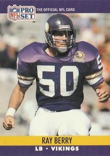 #566 Ray Berry - Minnesota Vikings - 1990 Pro Set Football