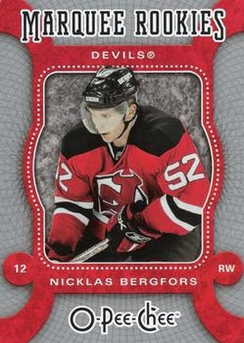 #566 Nicklas Bergfors - New Jersey Devils - 2007-08 O-Pee-Chee Hockey