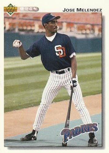 #566 Jose Melendez - San Diego Padres - 1992 Upper Deck Baseball