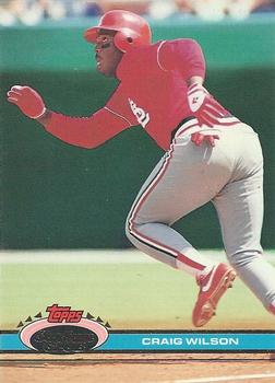 #566 Craig Wilson - St. Louis Cardinals - 1991 Stadium Club Baseball
