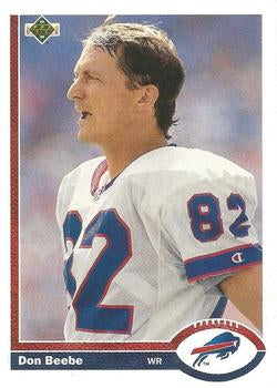 #566 Don Beebe - Buffalo Bills - 1991 Upper Deck Football