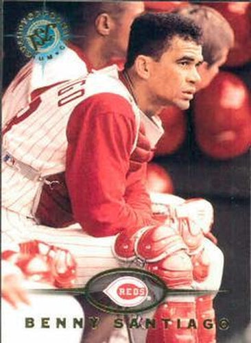 #566 Benny Santiago - Cincinnati Reds - 1995 Stadium Club Baseball