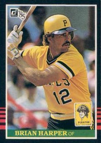 #566 Brian Harper - Pittsburgh Pirates - 1985 Donruss Baseball