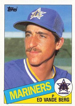 #566 Ed Vande Berg - Seattle Mariners - 1985 Topps Baseball