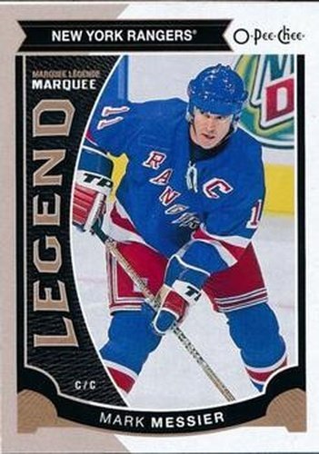 #566 Mark Messier - New York Rangers - 2015-16 O-Pee-Chee Hockey