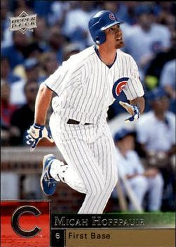 #566 Micah Hoffpauir - Chicago Cubs - 2009 Upper Deck Baseball