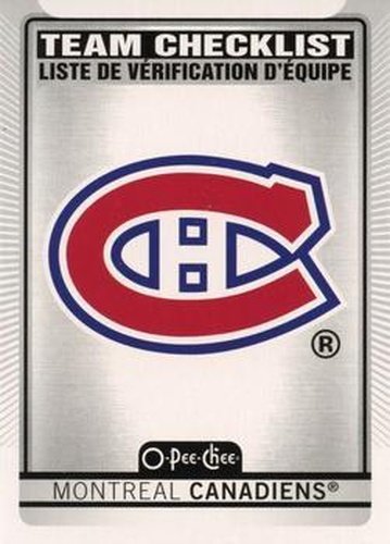 #566 Montreal Canadiens - Montreal Canadiens - 2021-22 O-Pee-Chee Hockey