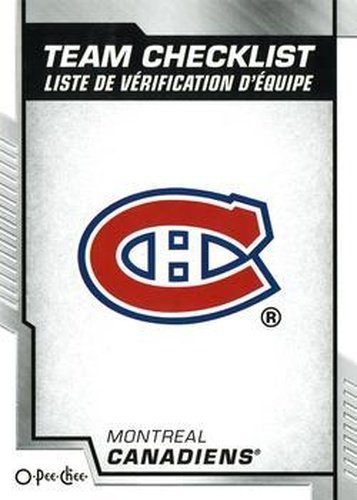 #566 Montreal Canadiens - Montreal Canadiens - 2020-21 O-Pee-Chee Hockey