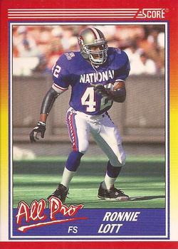 #566 Ronnie Lott - San Francisco 49ers - 1990 Score Football