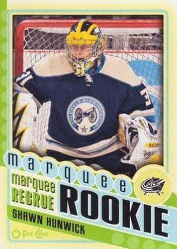#566 Shawn Hunwick - Columbus Blue Jackets - 2012-13 O-Pee-Chee Hockey