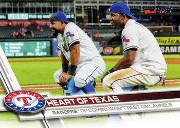 #566 Heart of Texas - Texas Rangers - 2017 Topps Baseball