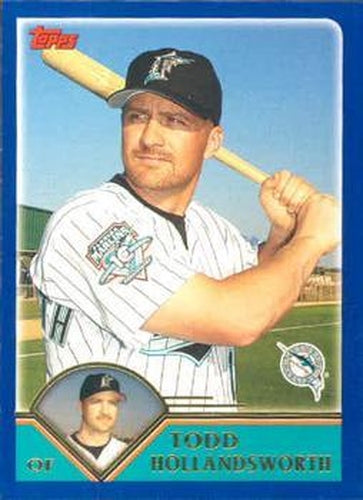 #566 Todd Hollandsworth - Florida Marlins - 2003 Topps Baseball