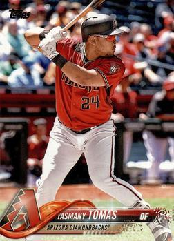 #566 Yasmany Tomas - Arizona Diamondbacks - 2018 Topps Baseball