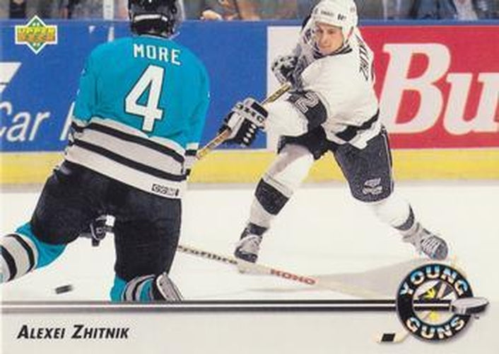 #566 Alexei Zhitnik - Los Angeles Kings - 1992-93 Upper Deck Hockey