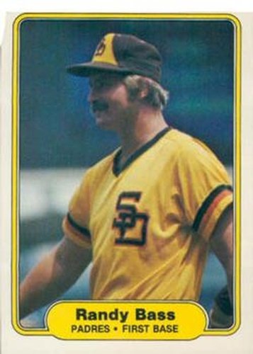 #566 Randy Bass - San Diego Padres - 1982 Fleer Baseball