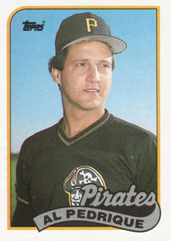 #566 Al Pedrique - Pittsburgh Pirates - 1989 Topps Baseball