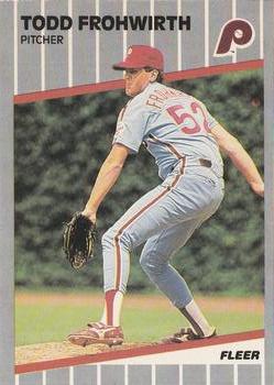 #567 Todd Frohwirth - Philadelphia Phillies - 1989 Fleer Baseball