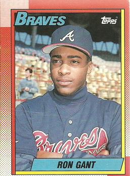 #567 Ron Gant - Atlanta Braves - 1990 O-Pee-Chee Baseball